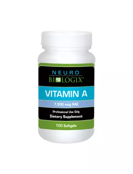 NEUROBIOLOGIX VITAMIN A / ВІТАМІН А 100 КАПСУЛ від магазину біодобавок nutrido.shop