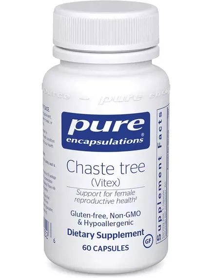 PURE ENCAPSULATIONS CHASTE TREE / ВІТЕКС ПІДТРИМКА РЕПРОДУКТИВНОЇ СИСТЕМИ 60 КАПСУЛ від магазину біодобавок nutrido.shop