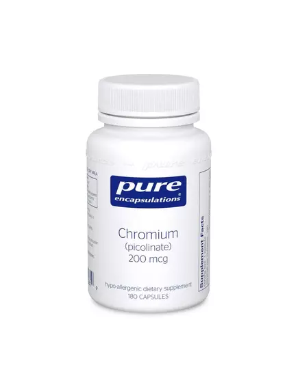 PURE CHROMIUM PICOLINATE / ХРОМ ПИКОЛИНАТ 200 МГ 60 КАПС від магазину біодобавок nutrido.shop