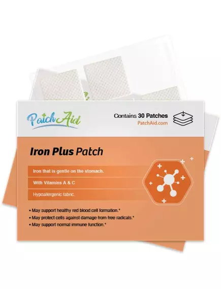 Patch Aid Iron Plus / Патчи железо плюс витамины 30 шт в магазине биодобавок nutrido.shop