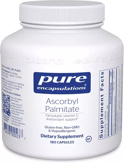 PURE ENCAPSULATIONS ASCORBYL PALMITATE / АСКОРБІЛ ПАЛЬМІТАТ 180 КАПСУЛ від магазину біодобавок nutrido.shop