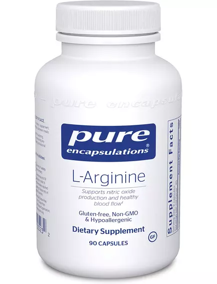 PURE L-ARGININE / Л-АРГІНІН 90 КАПСУЛ від магазину біодобавок nutrido.shop