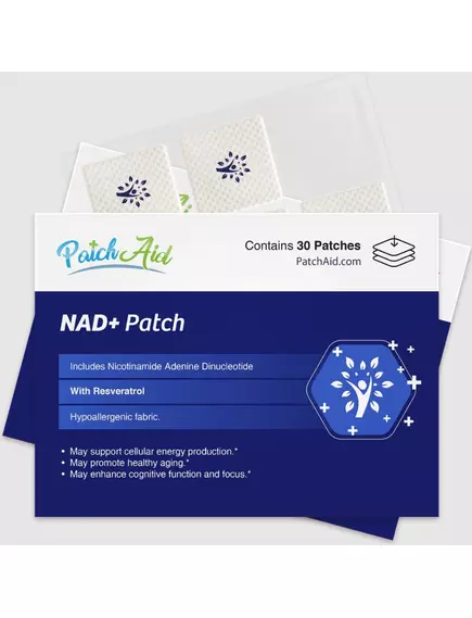 Patch Aid NAD+ / Патчі НАД+ Підвищення рівня енергії 30 шт. від магазину біодобавок nutrido.shop