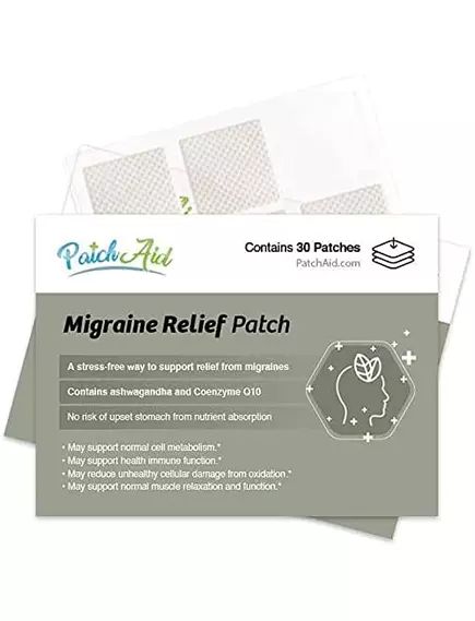 PATCH AID MIGRAINE RELIEF / ПАТЧ ВІД МІГРЕНІ 30 ШТ від магазину біодобавок nutrido.shop