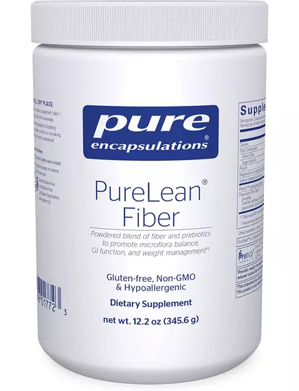 PURE ENCAPSULATIONS PURELEAN FIBER / СУМІШ КЛІТКОВИНИ ТА ПРЕБІОТИКІВ ДЛЯ КОНТРОЛЮ ВАГИ 345,6 Г від магазину біодобавок nutrido.shop