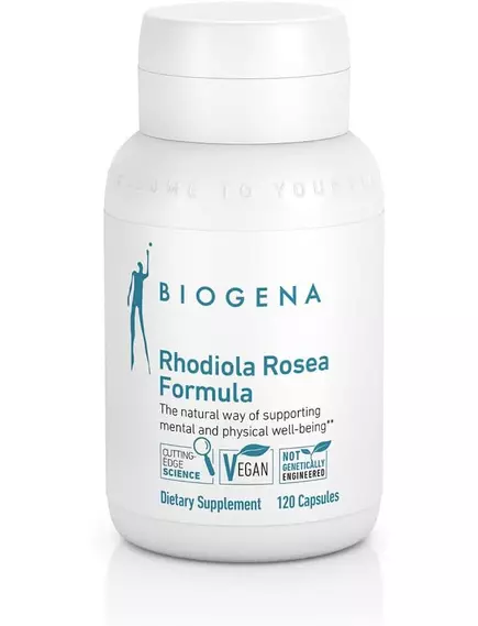 BIOGENA RHODIOLA ROSEA / РОДІОЛА РОЖЕВА АДАПТОГЕН ДЛЯ ПІДТРИМКИ РІВНЯ ЕНЕРГІЇ 120 КАПСУЛ від магазину біодобавок nutrido.shop