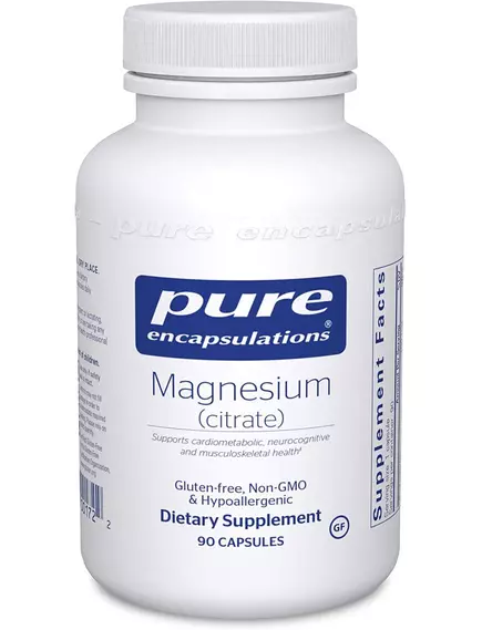 PURE MAGNESIUM CITRATE / МАГНІЙ ЦИТРАТ 90 КАПС від магазину біодобавок nutrido.shop