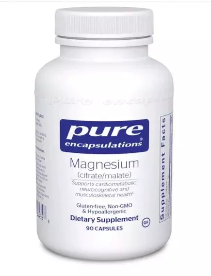 PURE MAGNESIUM CITRATE-MALATE / МАГНІЙ ЦИТРАТ МАЛАТ 90 КАПС від магазину біодобавок nutrido.shop