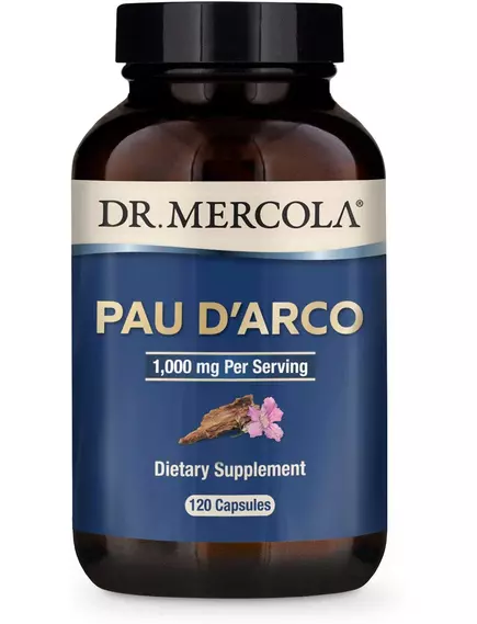 DR. MERCOLA PAU D'ARCO / КОРА МУРАШИНОГО ДЕРЕВА 120 КАПСУЛ від магазину біодобавок nutrido.shop