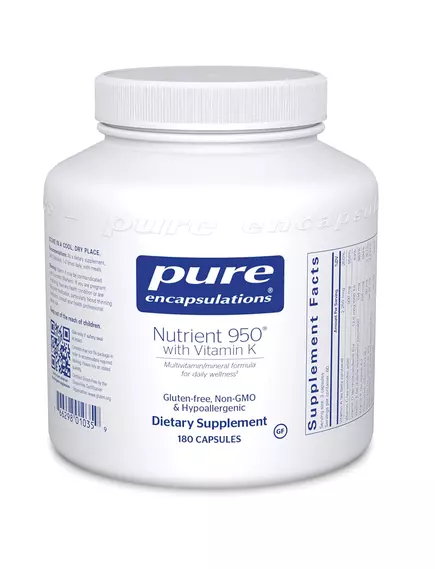 PURE NUTRIENT 950 WITH VITAMIN K / НУТРІЄНТИ 950 З ВІТАМІНОМ К 180 КАПС від магазину біодобавок nutrido.shop