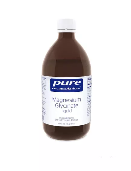 PURE ENCAPSULATIONS MAGNESIUM GLYCINATE LIQUID / МАГНІЙ ГЛІЦИНАТ РІДКИЙ 480 МЛ від магазину біодобавок nutrido.shop