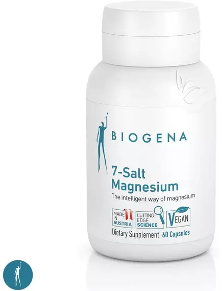 BIOGENA 7-SALT MAGNESIUM / МАГНІЙ 7 ФОРМ 60 КАПСУЛ від магазину біодобавок nutrido.shop