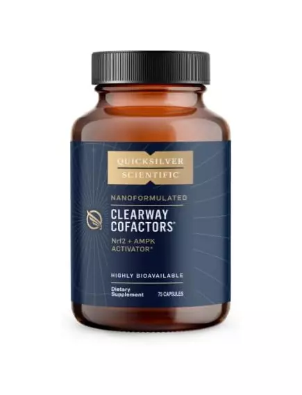 QUICKSILVER SCIENTIFIC CLEAR WAY COFACTORS / ДЕТОКС ПЕЧІНКИ + ПІДТРИМКА ВИРОБНИЦТВА ГЛУТАТІОНУ 75 КАПСУЛ від магазину біодобавок nutrido.shop