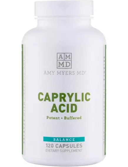 AMY MYERS MD CAPRYLIC ACID / КАПРИЛОВА КИСЛОТА 120 КАПСУЛ від магазину біодобавок nutrido.shop