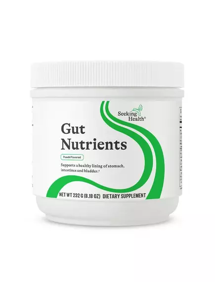 SEEKING HEALTH GUT NUTRIENTS / ПІДТРИМКА СЛИЗОВОЇ ОБОЛОНКИ ШКТ З Л-ГЛУТАМІНОМ 232 Г від магазину біодобавок nutrido.shop