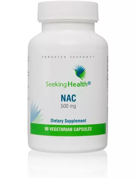 SEEKING HEALTH NAC (N-ACETYL-L-CYSTEINE) / НАК N-АЦЕТИЛ L-ЦИСТЕЇН 90 КАПСУЛ від магазину біодобавок nutrido.shop