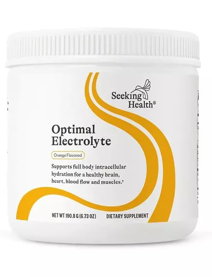 SEEKING HEALTH OPTIMAL ELECTROLYTE ORANGE / ОПТИМАЛЬНІ ЕЛЕКТРОЛІТИ АПЕЛЬСИНОВИЙ СМАК 190,8 Г від магазину біодобавок nutrido.shop