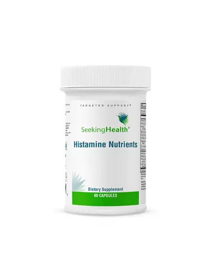 SEEKING HEALTH HISTAMINE NUTRIENTS (FORMERLY HISTAMINE BLOCK PLUS) / БЛОКУВАННЯ ГІСТАМІНУ+ ДАО 5.000 60 КАПСУЛ від магазину біодобавок nutrido.shop