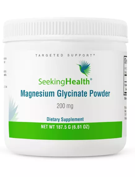 SEEKING HEALTH MAGNESIUM GLYCINATE / МАГНІЙ ГЛІЦИНАТ ПОРОШОК 187,5 Г від магазину біодобавок nutrido.shop