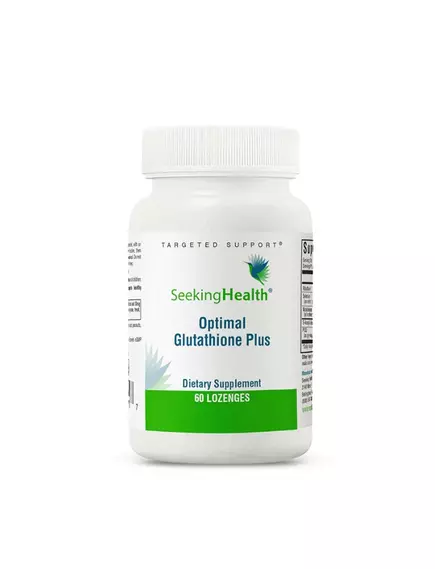 Seeking Health Optimal Glutathione Plus / Глутатіон із кофакторами 60 пастилок від магазину біодобавок nutrido.shop