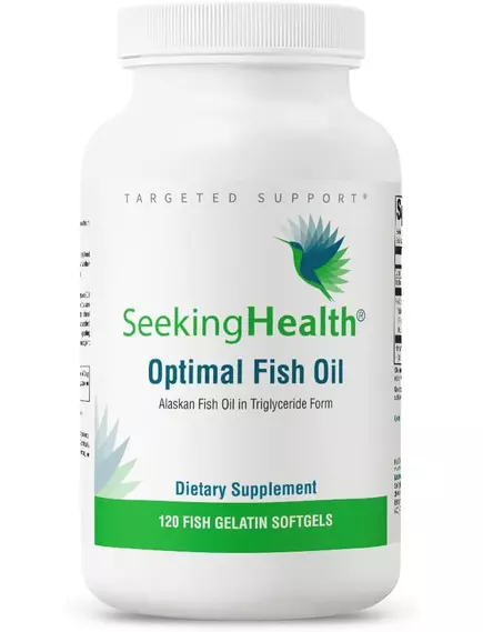 SEEKING HEALTH OPTIMAL FISH OIL / ОПТИМАЛЬНИЙ РИБ'ЯЧИЙ ЖИР ІЗ МИНТАЯ 120 КАПСУЛ від магазину біодобавок nutrido.shop