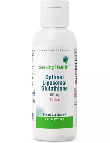 SEEKING HEALTH OPTIMAL LIPOSOMAL GLUTATHIONE TROPICAL / ЛІПОСОМАЛЬНИЙ ГЛУТАТІОН ТРОПІЧНИЙ СМАК 120 МЛ від магазину біодобавок nutrido.shop