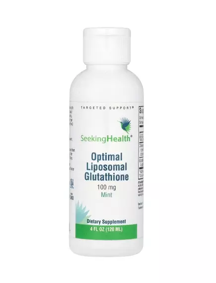 Seeking Health Optimal Liposomal Glutathione Mintl / Ліпосомальний глутатіон м'ятний смак 120 мл від магазину біодобавок nutrido.shop