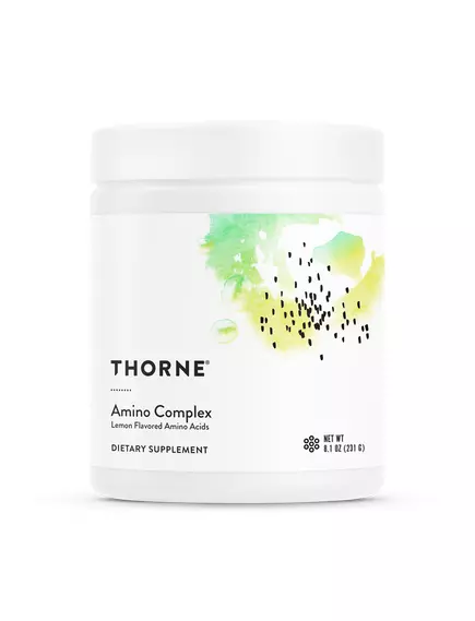 THORNE RESEARCH AMINO COMPLEX / АМІНОКИСЛОТНИЙ КОМПЛЕКС ЗІ СМАКОМ ЛИМОНА 231 Г від магазину біодобавок nutrido.shop