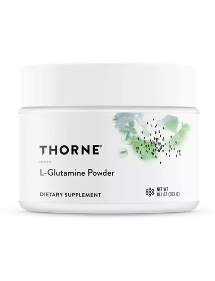 THORNE RESEARCH L-GLUTAMINE / Л-ГЛУТАМІН ПОРОШОК 513 Г від магазину біодобавок nutrido.shop