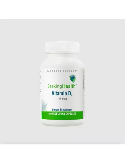 SEEKING HEALTH VITAMIN D3 / ВІТАМІН Д3 5000 МО 100 КАПСУЛ від магазину біодобавок nutrido.shop