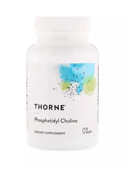 THORNE RESEARCH PHOSPHATIDYL CHOLINE / ФОСФАТИДИЛХОЛІН, 60 КАПC від магазину біодобавок nutrido.shop