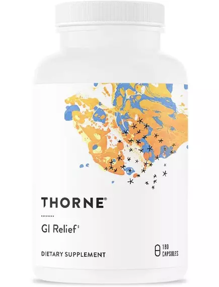 THORNE RESEARCH GI RELIEF (FORMERLY GI-ENCAP) / ПОЛЕГШЕННЯ ТРАВНОГО ДИСКОМФОРТУ 180 КАПСУЛ від магазину біодобавок nutrido.shop