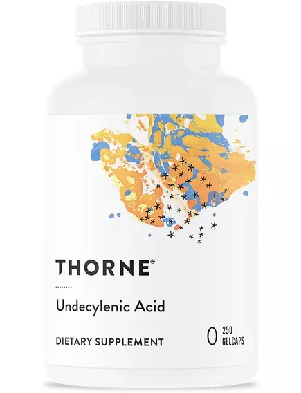 THORNE RESEARCH UNDECYLENIC ACID (FORMULA SF722) / УНДЕЦЕНОВА КИСЛОТА 250 КАПCУЛ від магазину біодобавок nutrido.shop