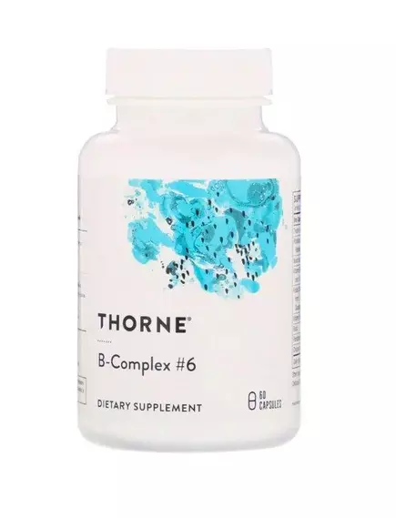 Thorne Research B-Complex #6 / Б-комплекс №6 60 капсул в магазине биодобавок nutrido.shop