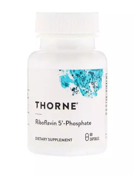 THORNE RESEARCH RIBOFLAVIN 5 'PHOSPHATE / РИБОФЛАВІН 5' ФОСФАТ, 60 КАПС від магазину біодобавок nutrido.shop