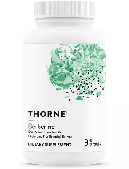 THORNE RESEARCH BERBERINE / БЕРБЕРИН ФІТОСОМА + РОСЛИННИЙ ЕКСТРАКТ 60 КАПСУЛ від магазину біодобавок nutrido.shop