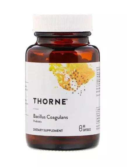 THORNE RESEARCH BACILLUS COAGULANS / PROBIOTIC BACILLUS COAGULANS, 60 КАП від магазину біодобавок nutrido.shop