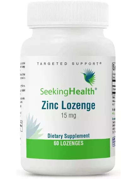 SEEKING HEALTH ZINC LOZENGE / ЛЬОДЯНИКИ З ЦИНКОМ 60 ШТ від магазину біодобавок nutrido.shop