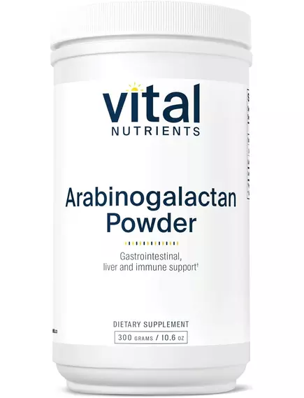 VITAL NUTRIENTS ARABINOGALACTAN / АРАБІНОГАЛАКТАН ІЗ МОДРИНИ ПОРОШОК 300 Г від магазину біодобавок nutrido.shop