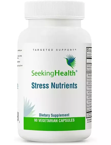 SEEKING HEALTH STRESS NUTRIENTS (FORMERLY ADRENAL NUTRIENTS) / ПОЖИВНІ РЕЧОВИНИ ДЛЯ НАДНИРКОВИХ ЗАЛОЗ 90 КАПСУЛ від магазину біодобавок nutrido.shop