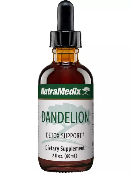 NutraMedix Dandelion / Кульбаба спиртовий екстракт листя 60 мл в магазине биодобавок nutrido.shop