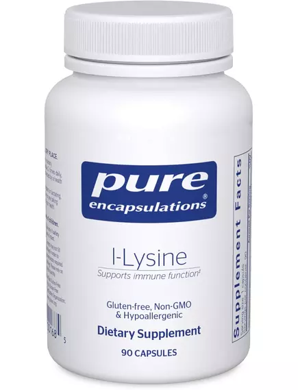 Pure Encapsulations L-lysine / L-Лізин 90 капсул в магазине биодобавок nutrido.shop