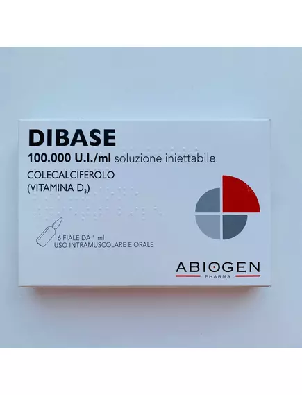 Dibase / Жидкий витамин Д3 100 000 МЕ 6 ампул в магазине биодобавок nutrido.shop
