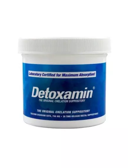 DETOXAMIN 750MG / ДЕТОКСАМІН СУПОЗИТОРІЇ З ЕДТА 30 ШТ. від магазину біодобавок nutrido.shop
