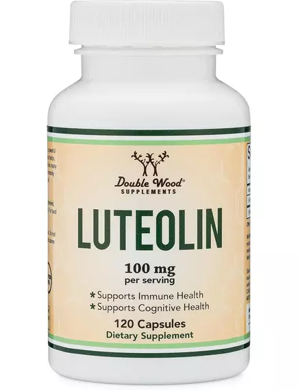 DOUBLE WOOD LUTEOLIN / ЛЮТЕОЛІН ДЛЯ ПІДТРИМКИ ІМУНІТЕТУ 120 КАПСУЛ від магазину біодобавок nutrido.shop