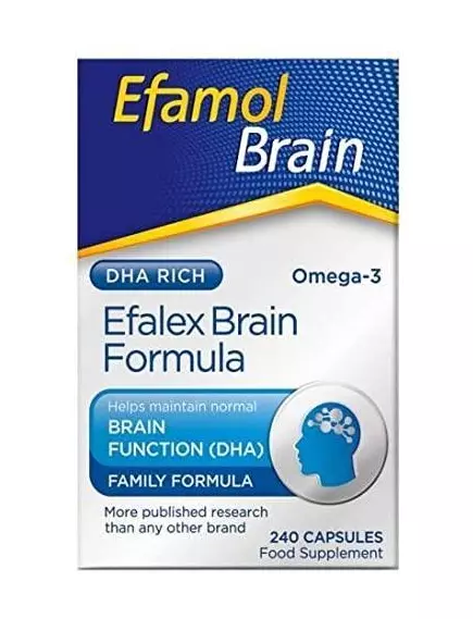 EFAMOL EFALEX BRAIN FORMULA / ЭФАМОЛ ЭФАЛЕКС БРЭИН ФОРМУЛА 240 КАПСУЛ АНГЛИЯ від магазину біодобавок nutrido.shop