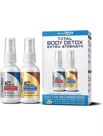 RESULTS RNA TOTAL BODY DETOX SYSTEM / ПОВНИЙ ДЕТОКС ТІЛА 2 * 60 МЛ від магазину біодобавок nutrido.shop