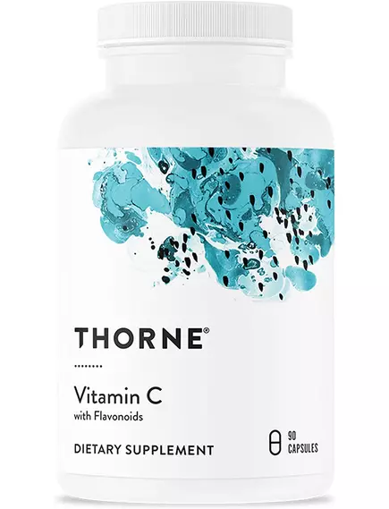 THORNE RESEARCH VITAMIN C WITH FLAVONOIDS / ВИТАМИН С ІЗ ФЛАВОНОЇДАМИ 90 КАПСУЛ від магазину біодобавок nutrido.shop