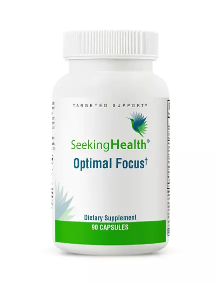 SEEKING HEALTH OPTIMAL FOCUS / ОПТИМАЛЬНИЙ ФОКУС - ЯСНІСТЬ РОЗУМУ, УВАГА, НАВЧАННЯ ТА ПАМ'ЯТЬ 90 КАПСУЛ від магазину біодобавок nutrido.shop