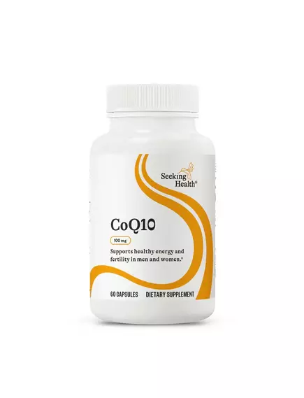 SEEKING HEALTH OPTIMAL COQ10 / КОЕНЗИМ COQ10 100 МГ 60 КАПСУЛ від магазину біодобавок nutrido.shop
